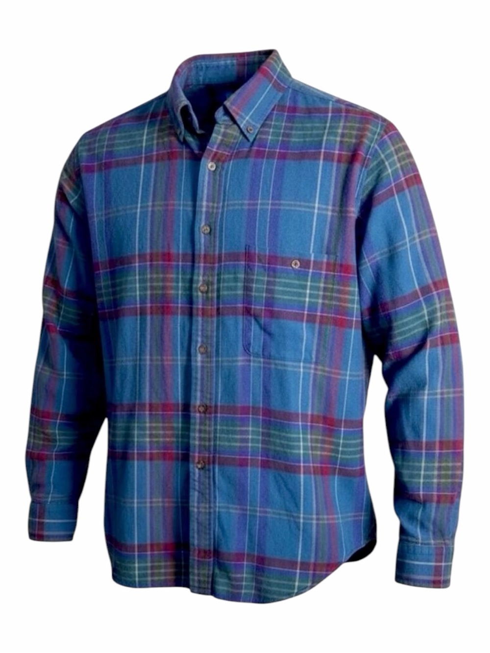 Vintage 90s LOBO by‎ Pendleton Wool Plaid Flannel Shirt Mens XL USA